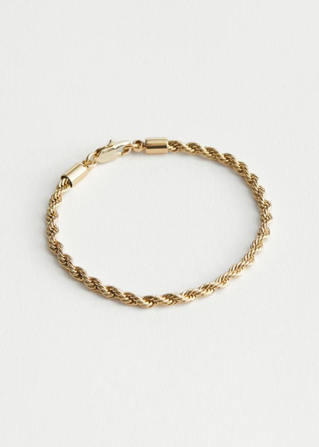 Gold chain braclet