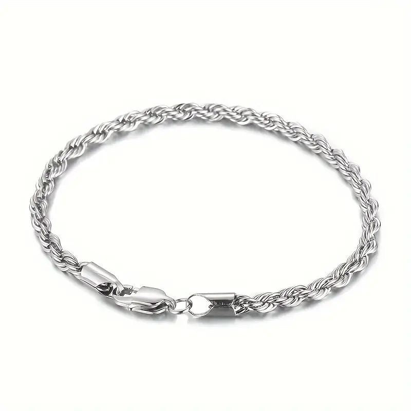 Rope chain stainless steel 5mm