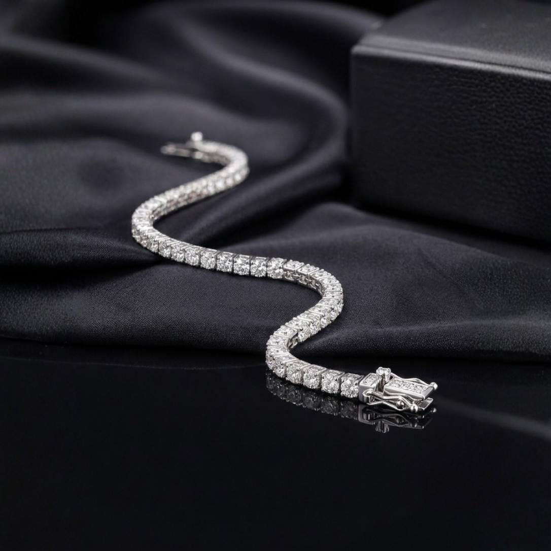 Unisex Diamond Tennis Bracelet (2mm / 3mm) – Minimal Luxury for Men & Women