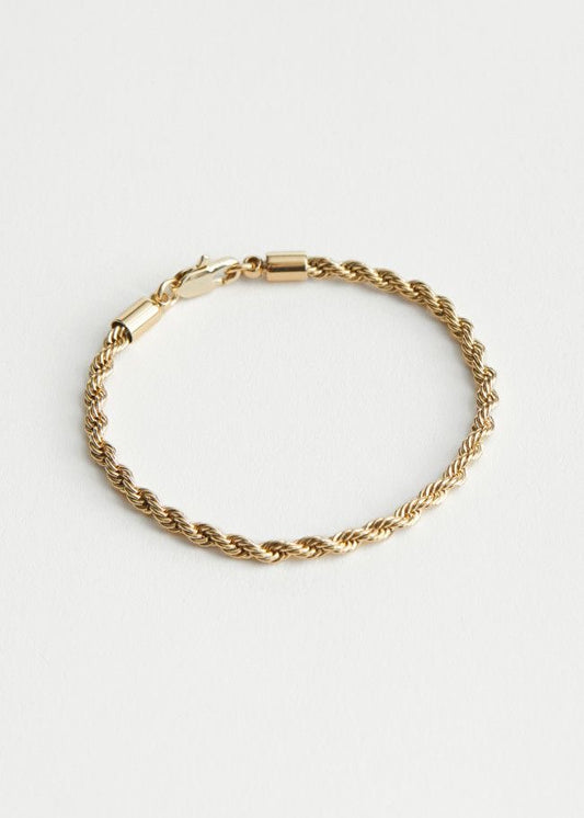 Gold chain braclet